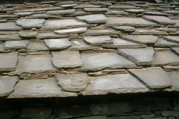 slate tiles with a unique pattern